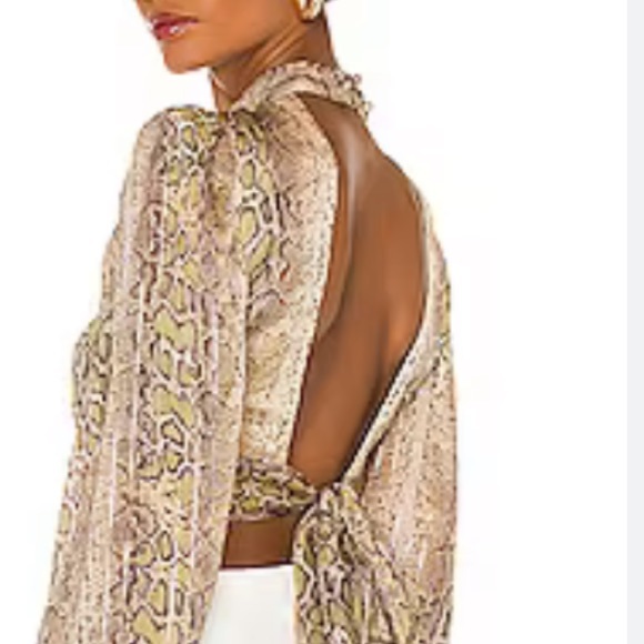 ROCOCO SAND Rhea Mini Skirt set in Snake Multi - Picture 7 of 16